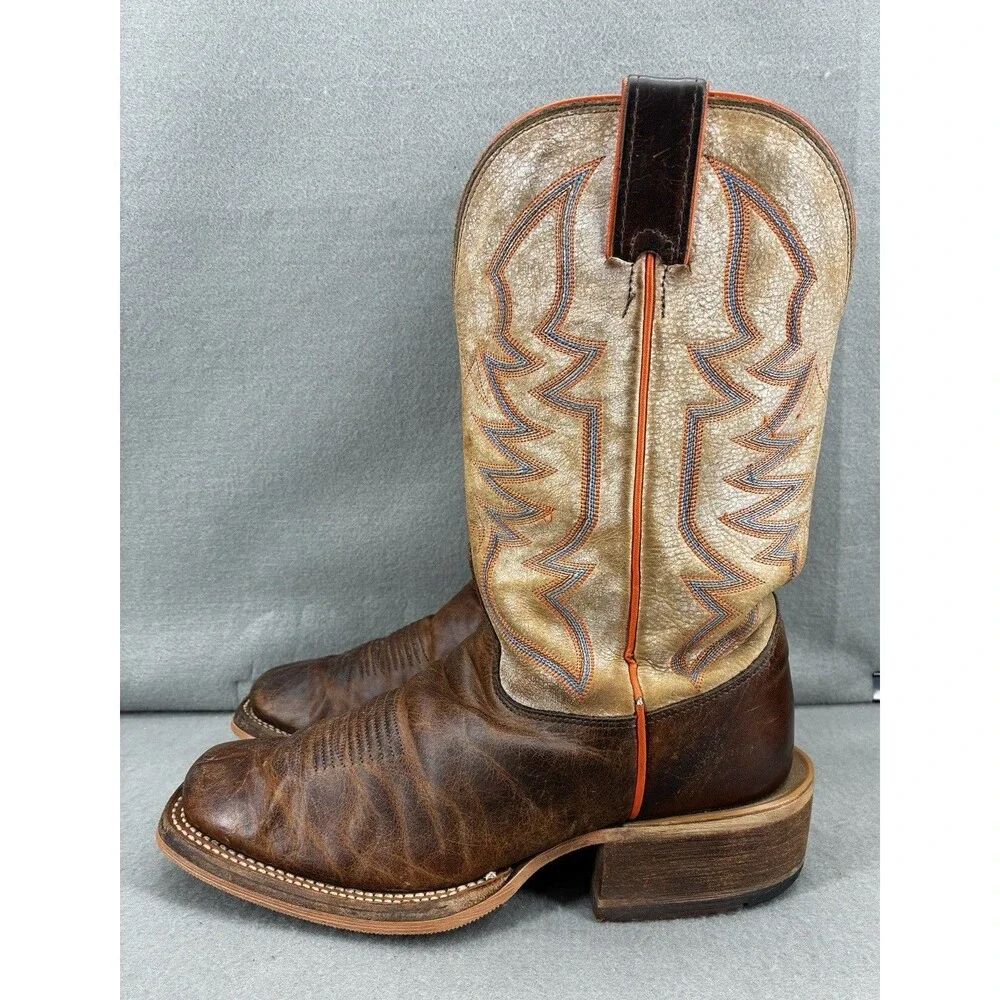 Justin Bent Rail BR760 Cowboy Riding Boots Men's Size 6 EE - Made in The USA